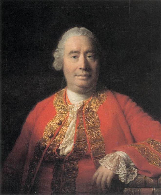 RAMSAY, Allan Portrait of David Hume dy